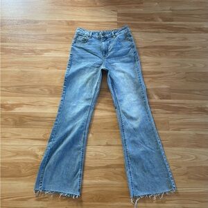 Awesome OAT New York High Rise Flare Rae Hem Jeans - Sz 6/28